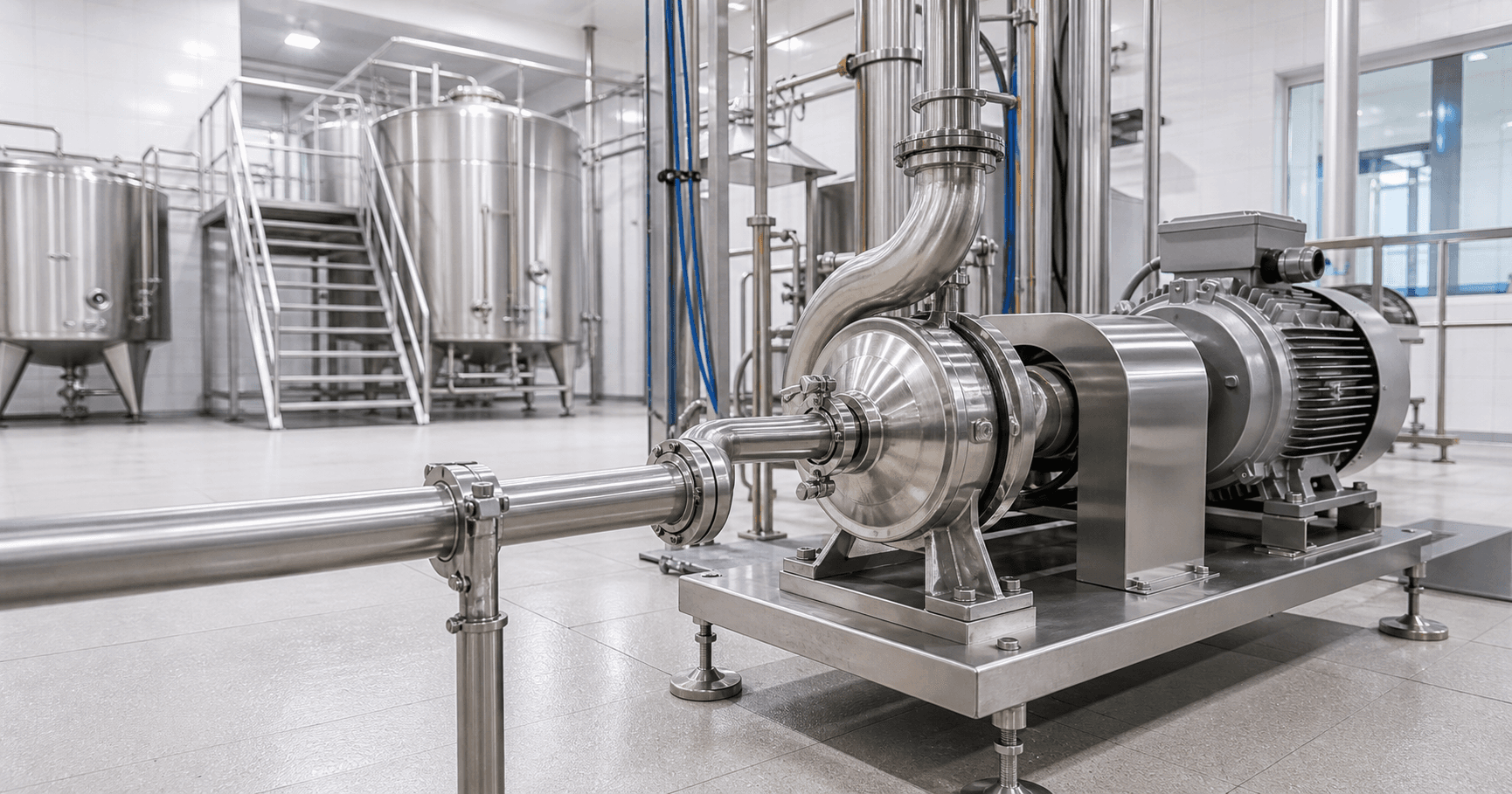 Magnetic drive sealless pump diagram for pharmaceutical liquid transfer