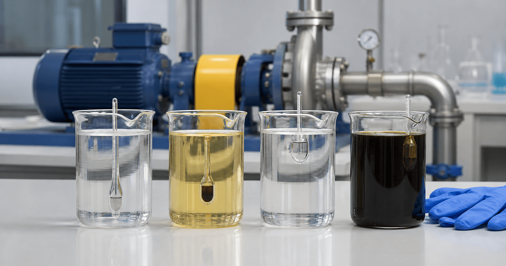 Electropolished pump internal surface roughness measurement