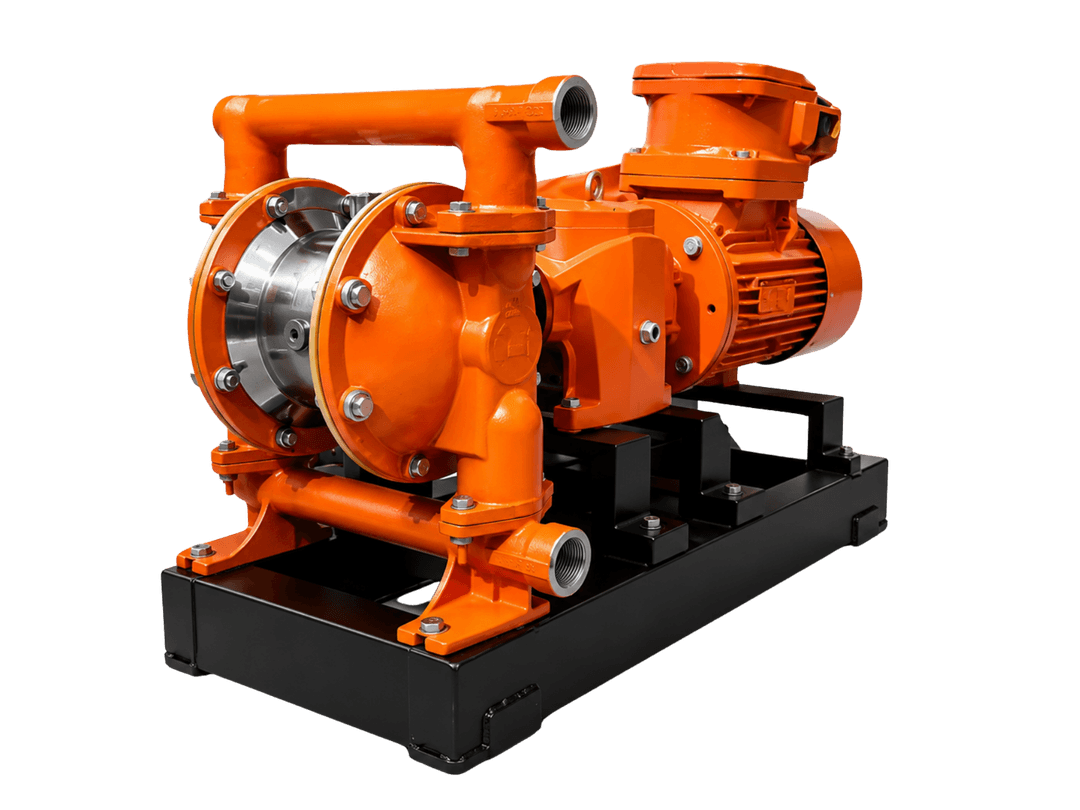 Air operated diaphragm pump arrangement by Shubham Industries