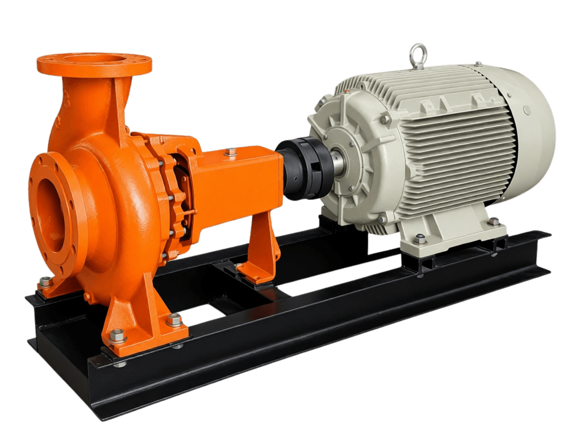 BPC Series back pull-out chemical process pump coupled with 75 HP motor by Shubham Industries
