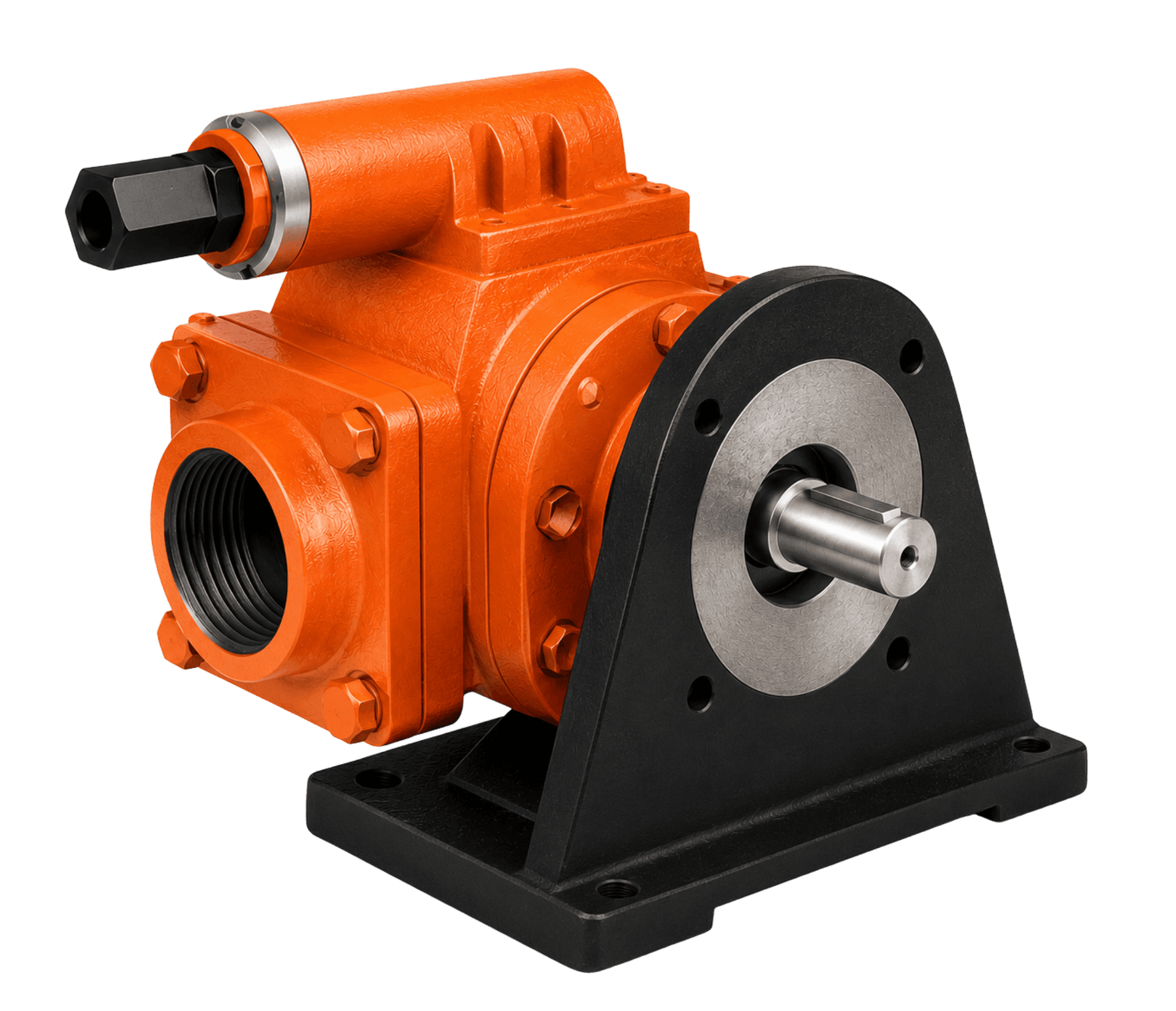 EGX-BX and EGX-NX heavy duty external gear pump by Shubham Industries for high flow viscous industrial transfer