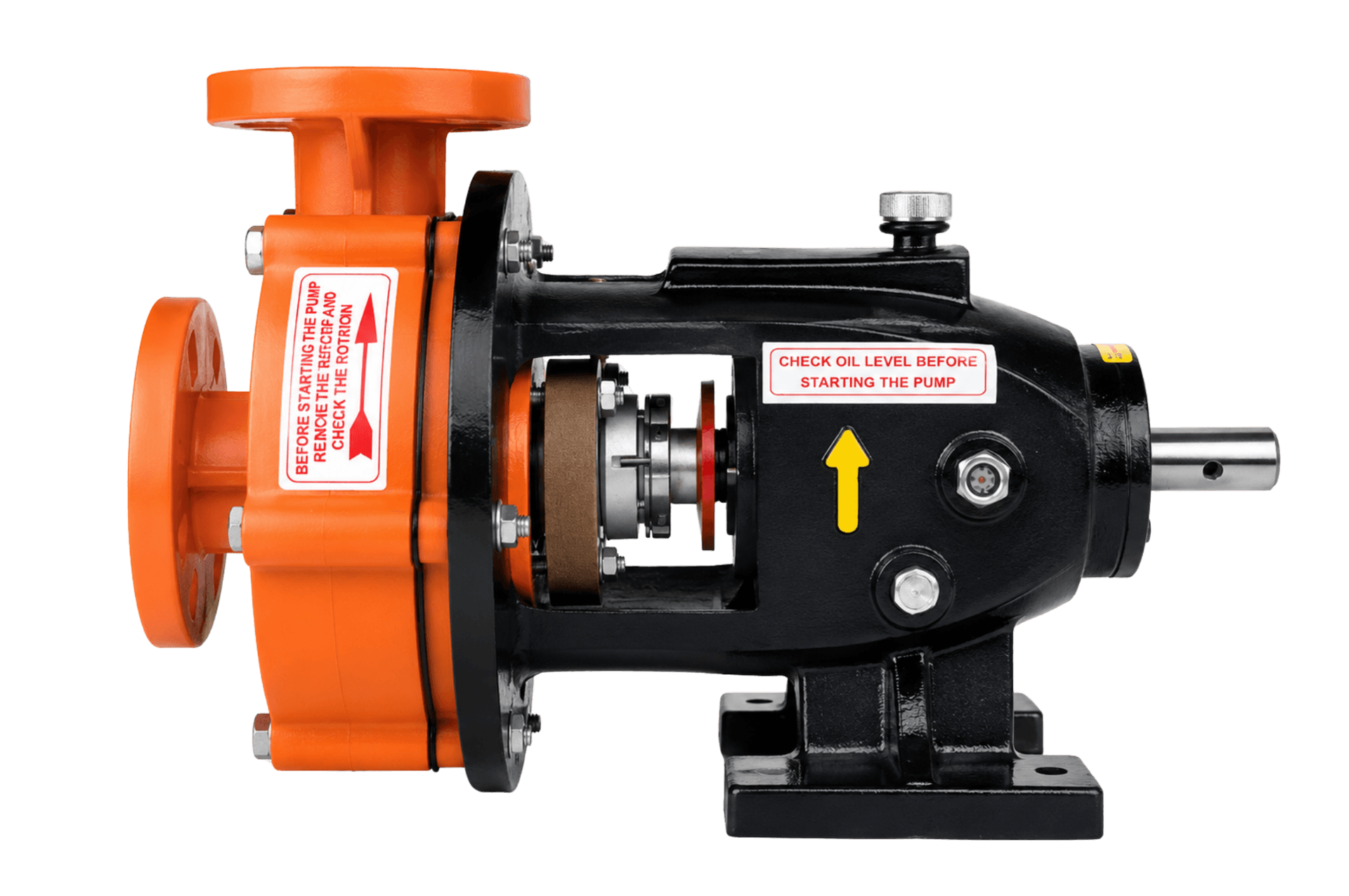 HPP Series horizontal polypropylene process pump detailed view by Shubham Industries