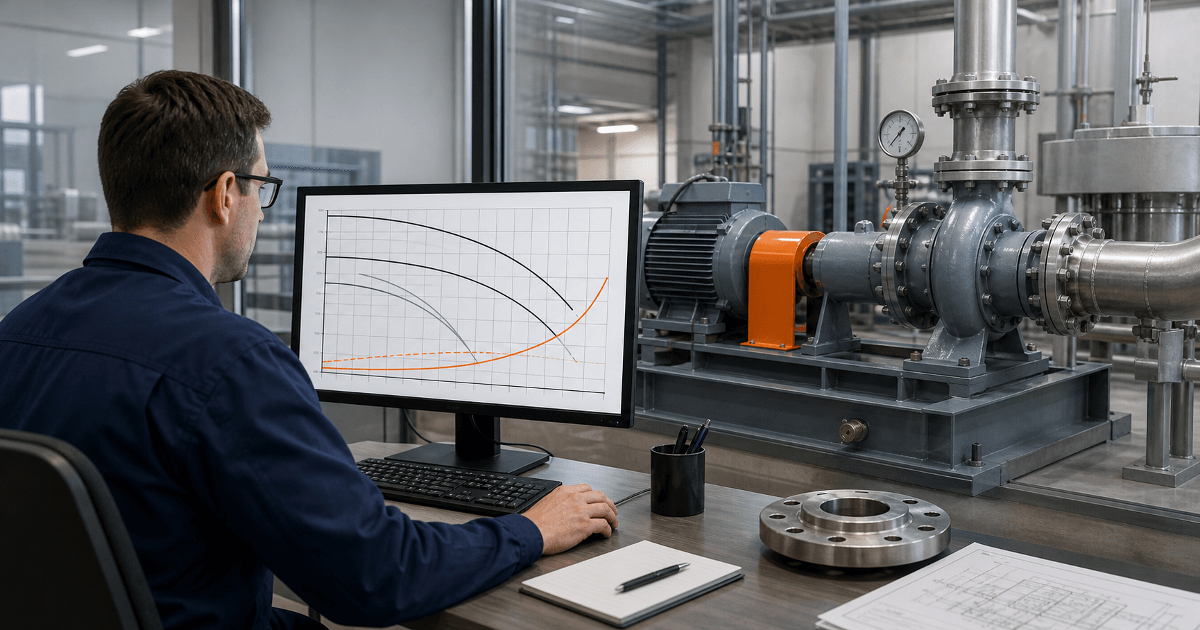 How to Read a Pump Performance Curve (Q-H Chart)