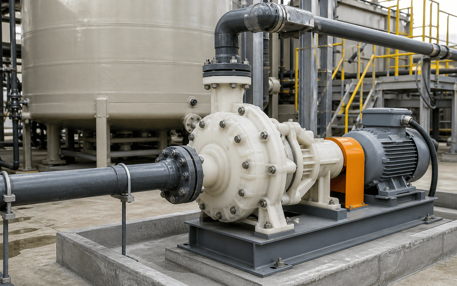 Suction lift measurement diagram for pump installation