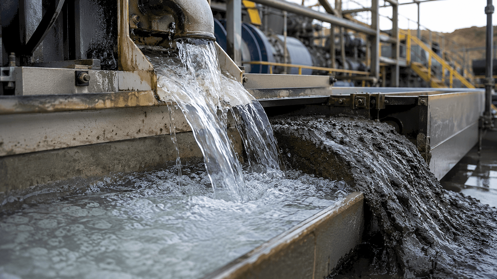 Cement plant process water