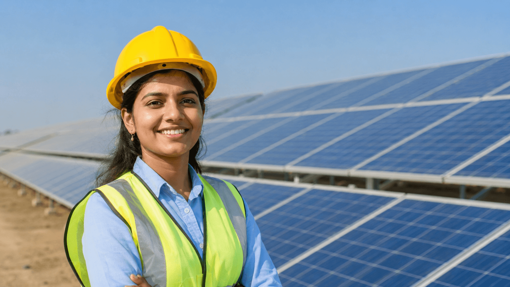 Solar cooling and panel washing