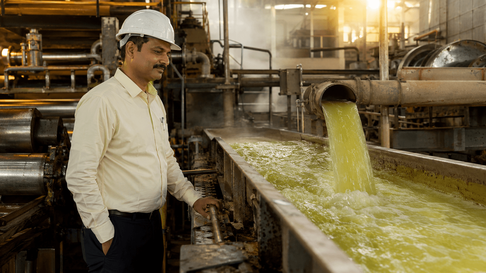 Cane juice and syrup transfer