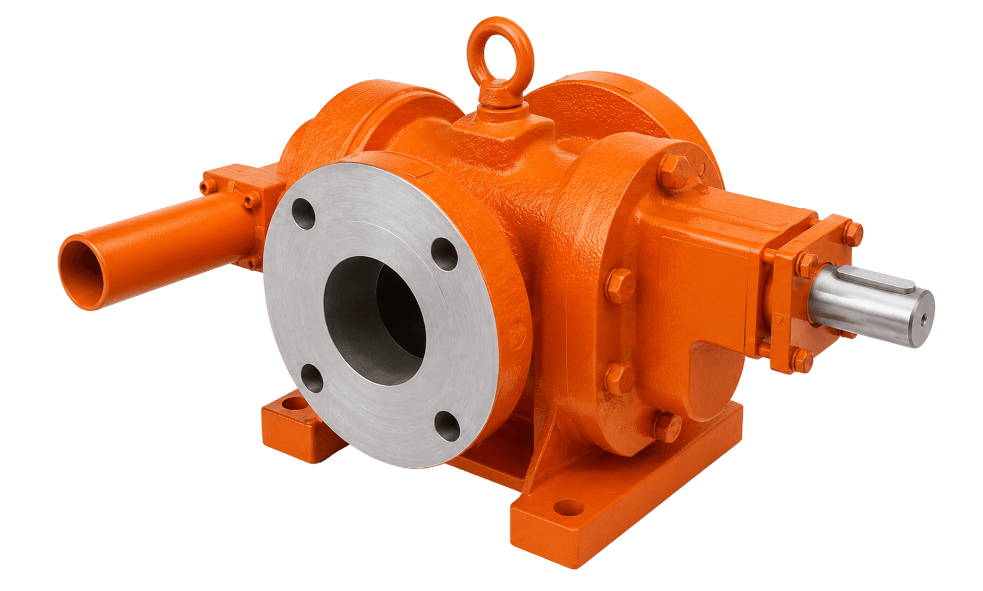 EGX-RN Series flanged external gear pump by Shubham Industries for industrial viscous fluid transfer