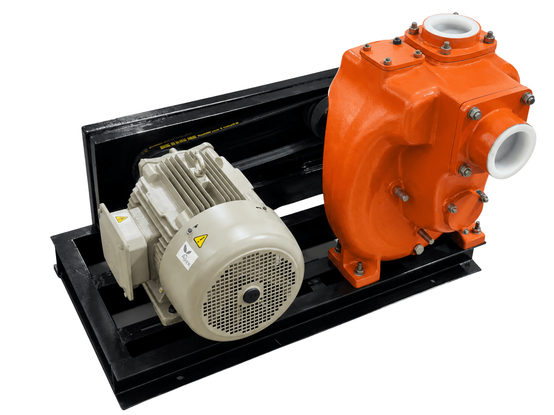 SPM Series self-priming mud pump with V belt motor by Shubham Industries