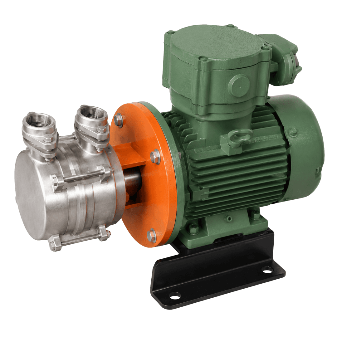 Representative flame-proof self-priming pump arrangement by Shubham Industries